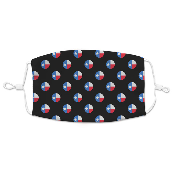 Custom Texas Polka Dots Adult Cloth Face Mask - XLarge