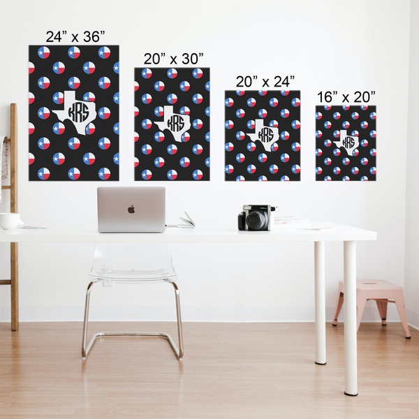 Texas Polka Dots Matte Poster - Sizes