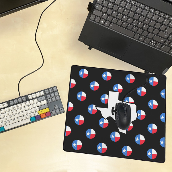 Texas Polka Dots Medium Gaming Mats - LIFESTYLE