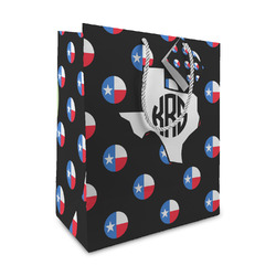 Texas Polka Dots Medium Gift Bag (Personalized)