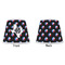 Texas Polka Dots Poly Film Empire Lampshade - Approval