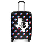 Texas Polka Dots Suitcase - 24" Medium - Checked (Personalized)