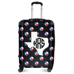 Texas Polka Dots Suitcase - 24"Medium - Checked (Personalized)