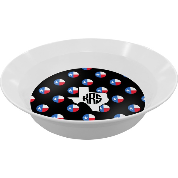 Custom Texas Polka Dots Melamine Bowl (Personalized)