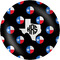 Texas Polka Dots Melamine Plate 8 inches