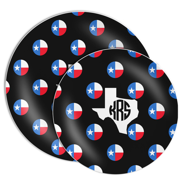 Texas Polka Dots Melamine Plates - PARENT/MAIN