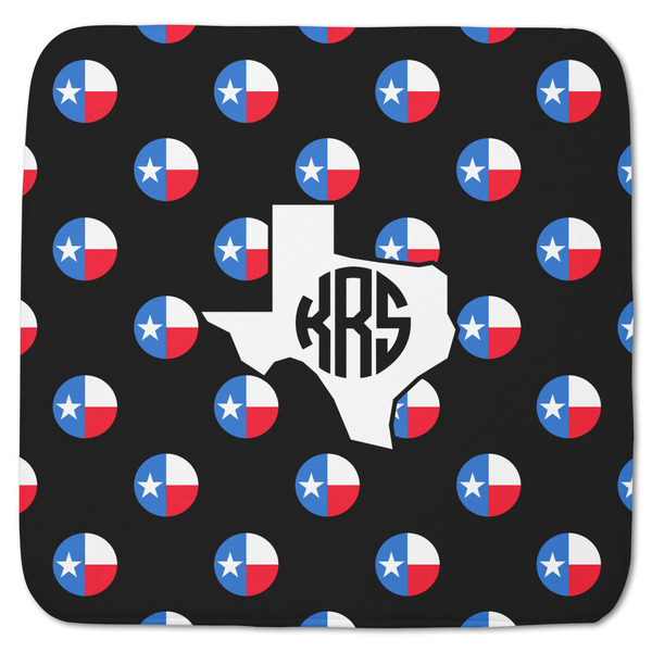 Custom Texas Polka Dots Memory Foam Bath Mat - 48"x48" (Personalized)