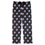 Texas Polka Dots Mens Pajama Pants - XS