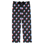 Texas Polka Dots Mens Pajama Pants - S
