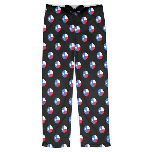 Custom Texas Polka Dots Mens Pajama Pants - M