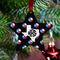 Texas Polka Dots Metal Star Ornament - Lifestyle