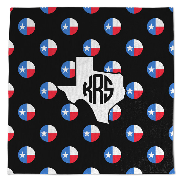 Custom Texas Polka Dots Microfiber Dish Towel (Personalized)