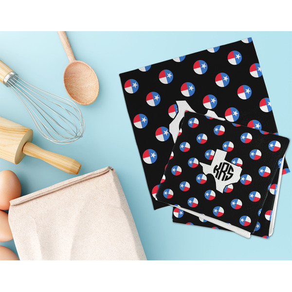 Texas Polka Dots Microfiber Dish Rag - LIFESTYLE