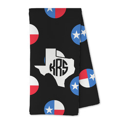 Texas Polka Dots Kitchen Towel - Microfiber (Personalized)
