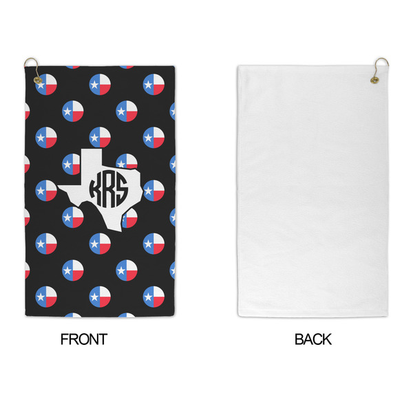 Texas Polka Dots Microfiber Golf Towels - APPROVAL