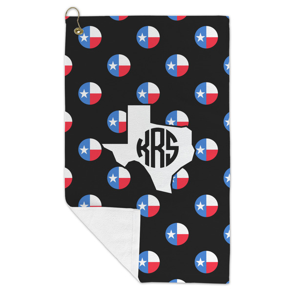 Texas Polka Dots Microfiber Golf Towels - FOLD