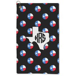 Texas Polka Dots Microfiber Golf Towel - Large (Personalized)