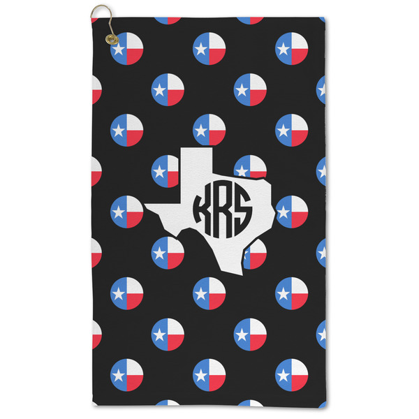 Custom Texas Polka Dots Microfiber Golf Towel (Personalized)