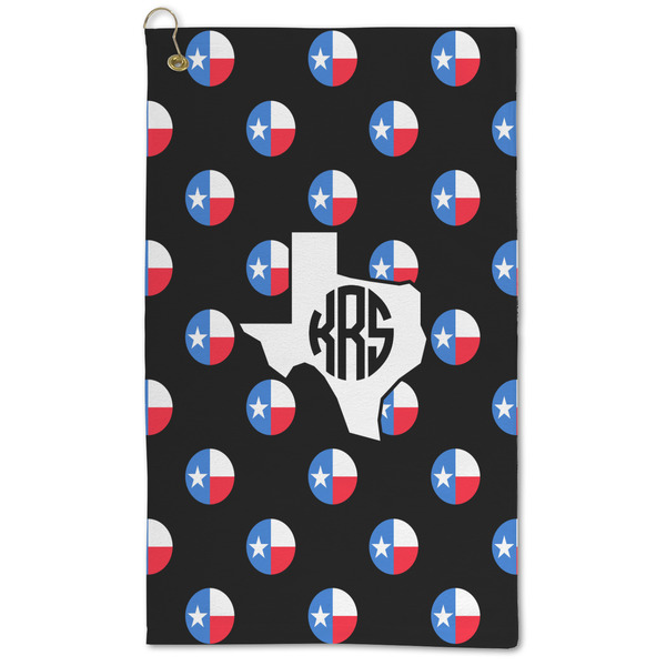 Custom Texas Polka Dots Microfiber Golf Towel (Personalized)