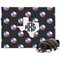 Texas Polka Dots Microfleece Dog Blanket - Large