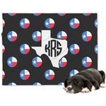 Texas Polka Dots Dog Blanket - Regular (Personalized)