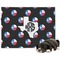 Texas Polka Dots Microfleece Dog Blanket - Regular