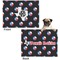 Texas Polka Dots Microfleece Dog Blanket - Regular - Front & Back