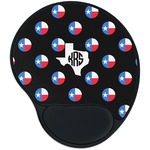 Texas Polka Dots Mouse Pad with Wrist Support