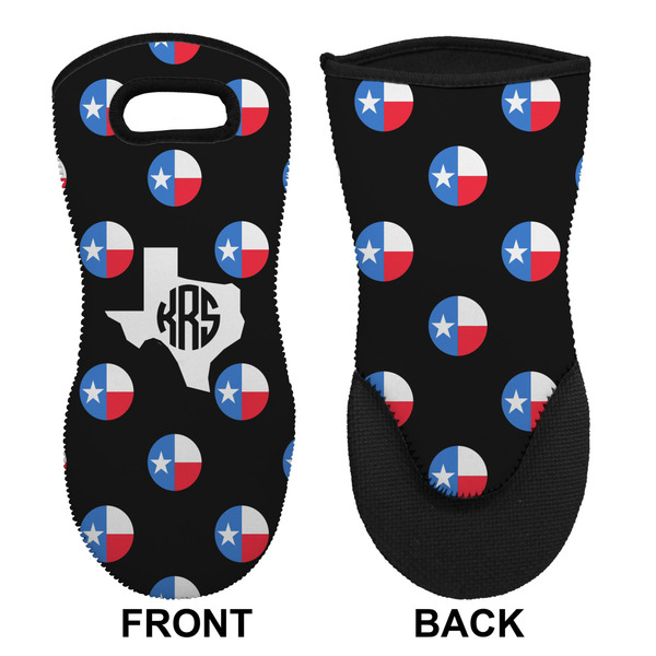 Texas Polka Dots Neoprene Oven Mitt (Front & Back)