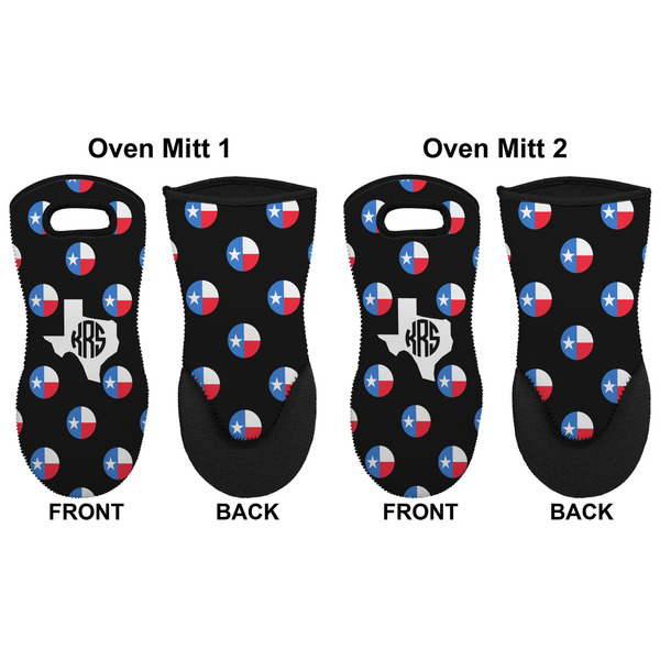 Texas Polka Dots Neoprene Oven Mitt - Set of 2 - Approval