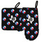 Texas Polka Dots Left Oven Mitt & Pot Holder Set w/ Monogram