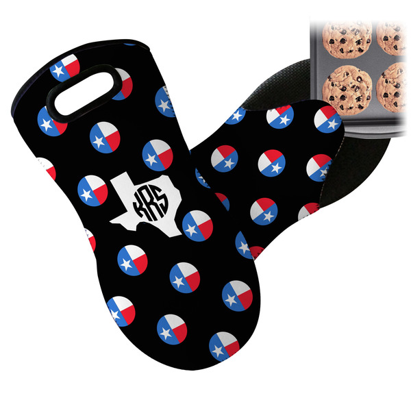 Texas Polka Dots Neoprene Oven Mitt