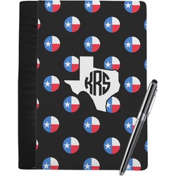 Texas Polka Dots Notebook Padfolio - Large w/ Monogram