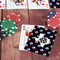 Texas Polka Dots On Table with Poker Chips