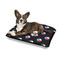 Texas Polka Dots Outdoor Dog Beds - Medium - IN CONTEXT