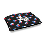 Texas Polka Dots Outdoor Dog Bed - Medium (Personalized)
