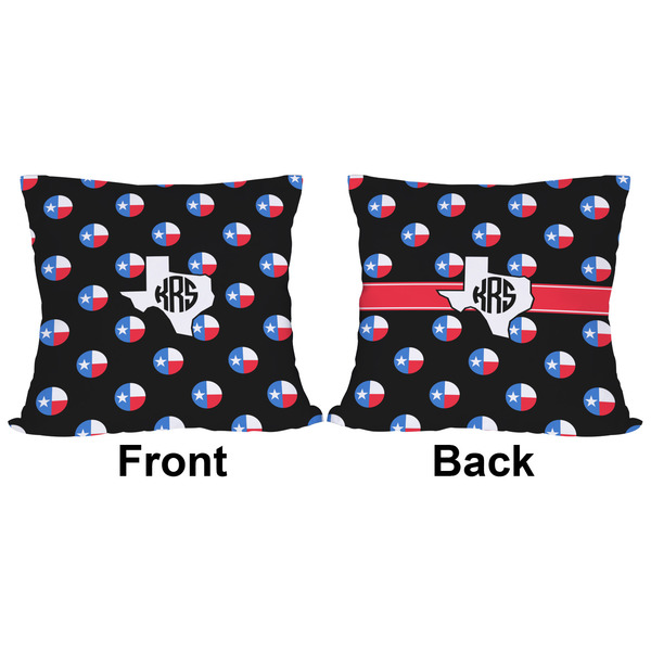 Texas Polka Dots Outdoor Pillow - 16x16
