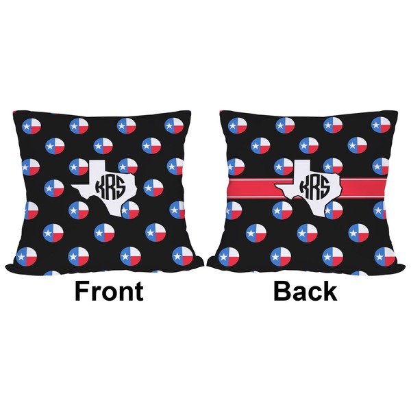 Texas Polka Dots Outdoor Pillow - 18x18