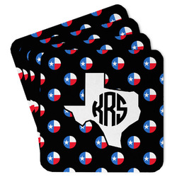 Texas Polka Dots Paper Coasters w/ Monograms