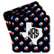 Texas Polka Dots Paper Coasters - Front/Main