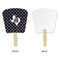 Texas Polka Dots Paper Fans - Approval
