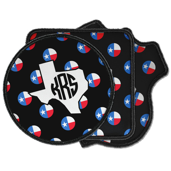 Custom Texas Polka Dots Iron on Patches (Personalized)