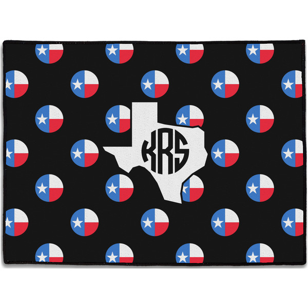 Custom Texas Polka Dots Door Mat (Personalized)