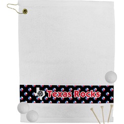 Texas Polka Dots Golf Bag Towel (Personalized)