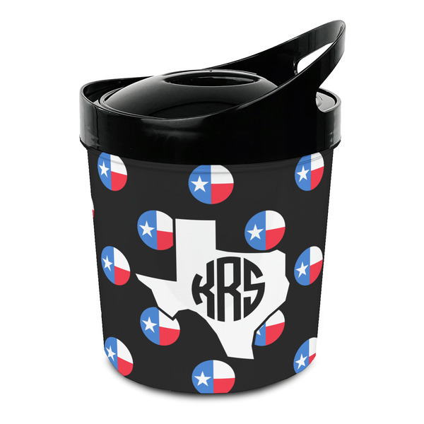 Custom Texas Polka Dots Plastic Ice Bucket (Personalized)