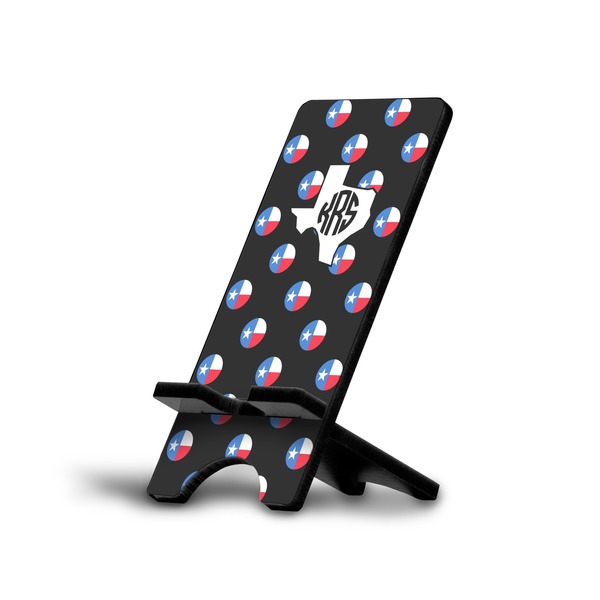 Custom Texas Polka Dots Cell Phone Stand (Small) (Personalized)