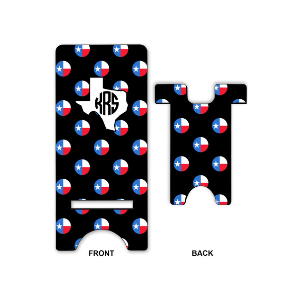 Texas Polka Dots Phone Stand - Front & Back