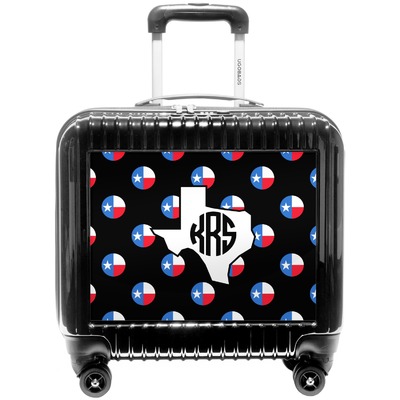 Texas Polka Dots Pilot / Flight Suitcase (Personalized)
