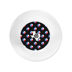 Texas Polka Dots Plastic Party Appetizer & Dessert Plates - 6" (Personalized)