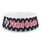 Texas Polka Dots Plastic Pet Bowls - Medium - MAIN